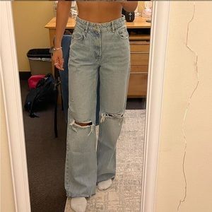 Zara wide leg jeans